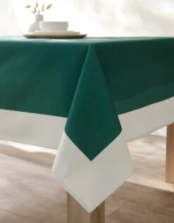 Nappe Fabriquée En France, Motif Placé Herbier - Coton Biologique(1) -Maison Douceur Promos Magasin 120542 C01 zoomx vue5