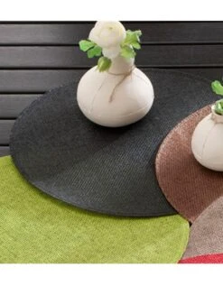 Set De Table Rond Bambou - Lot De 4