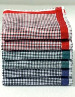 Mouchoirs à Carreaux Lot De 6 Ou Lot De 12