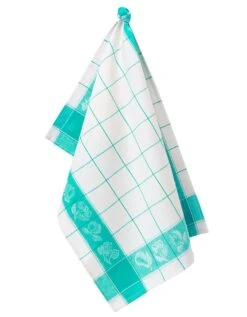 Torchons Pur Coton Carreaux Et Fruits - Lot De 6 Ou 12 -Maison Douceur Promos Magasin 131013 C02 zoomx vue4