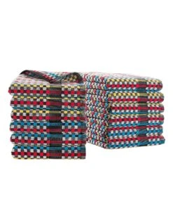 Essuie-mains éponge Fond Noir - Lots -Maison Douceur Promos Magasin 131306 C01 zoomx vue3