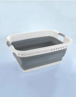 Panier à Linge Rectangulaire Pliable Gain De Place 7 Panier à Linge Rectangulaire Pliable Gain De Place -Maison Douceur Promos Magasin 210064 C01 zoomx vue4
