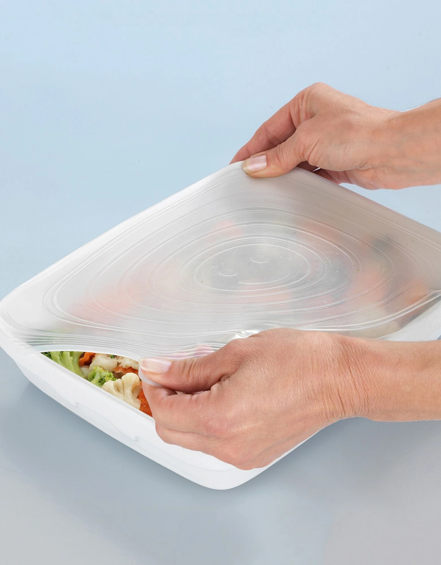 Couvre-pots Extensibles En Silicone Transparent - Lot De 6 4 Couvre-pots Extensibles En Silicone Transparent - Lot De 6 – Image 4