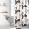 Rideau De Douche Imprimé Géométrique