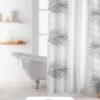 Rideau De Douche Imprimé Feuillage