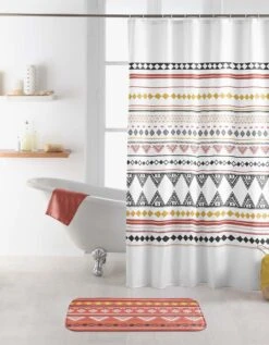 Rideau De Douche Imprimé Ethnique