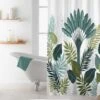 Rideau De Douche Imprimé Tropical