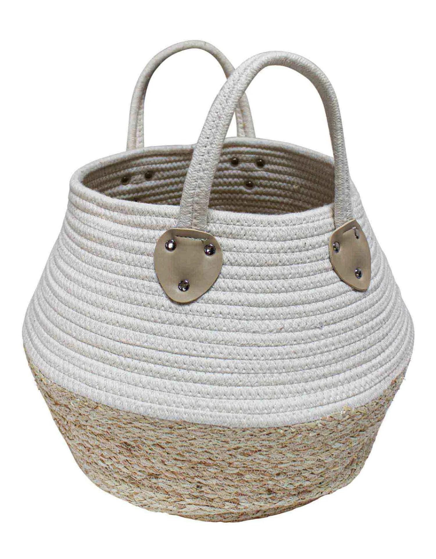 Panier De Rangement Déco Osinella Blanc Cassé 1 Panier De Rangement Déco Osinella Blanc Cassé