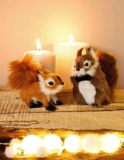 Ecureuil Décoratif - Lot De 2