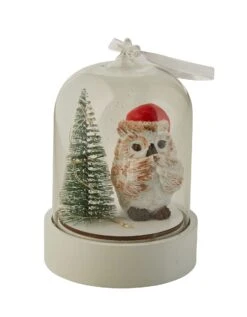 Globe De Noël Lumineux. 7 Globe De Noël Lumineux. -Maison Douceur Promos Magasin 249401 C01 zoomx vue4