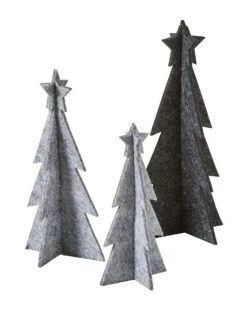 Lot De 3 Sapins En Feutrine -Maison Douceur Promos Magasin 249407 C01 zoomx vue3