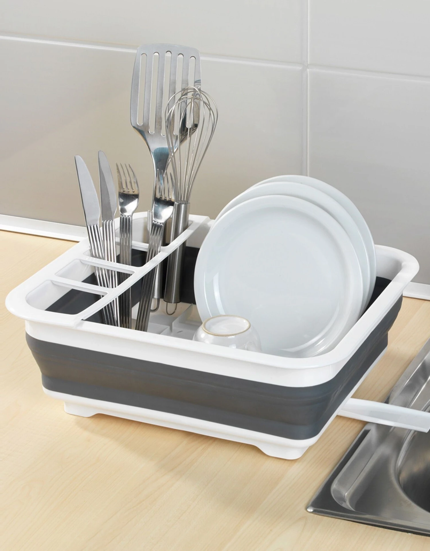 Égouttoir à Vaisselle Pliable 2 Égouttoir à Vaisselle Pliable – Image 2