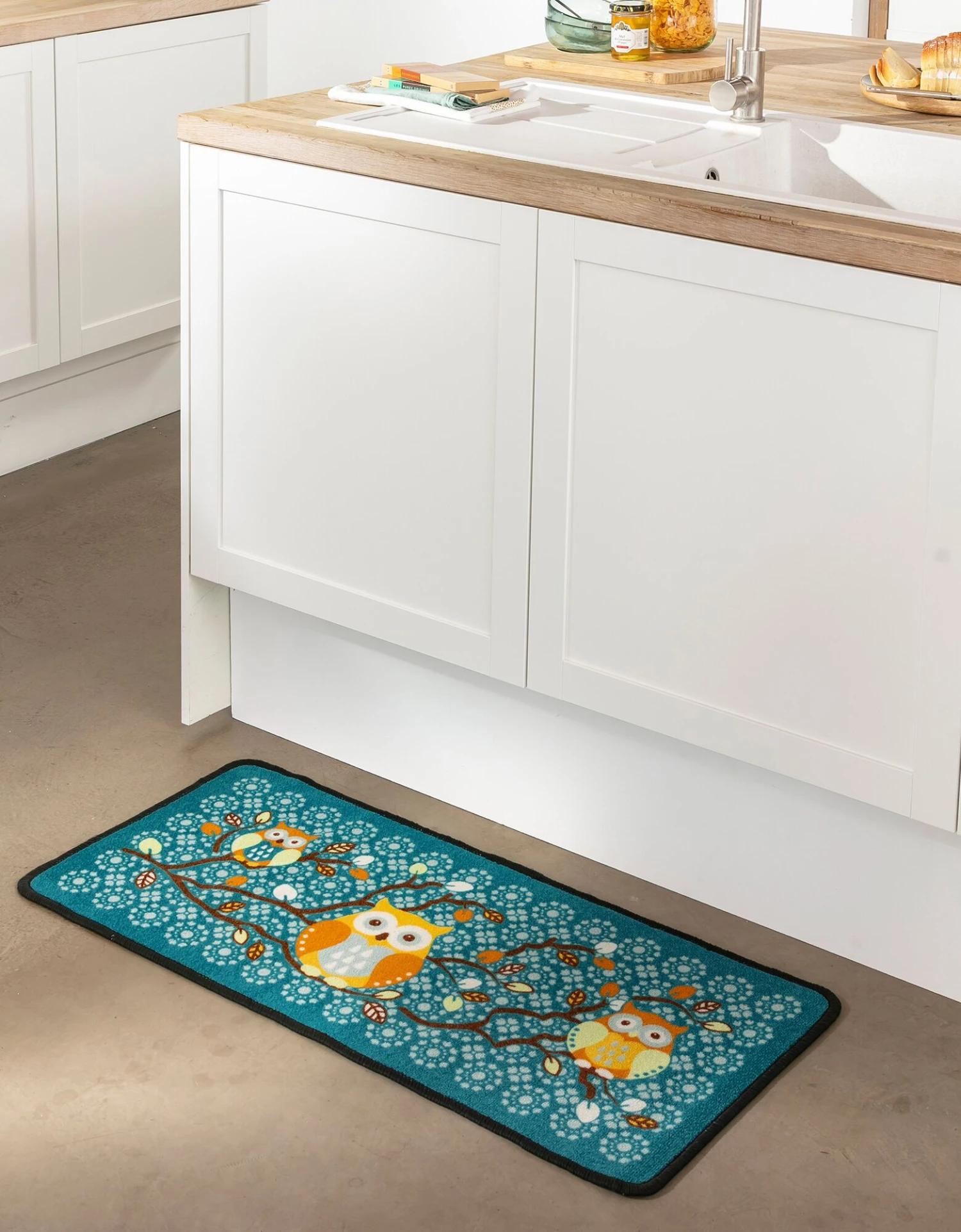 Tapis D'évier Motif Chouette 2 Tapis D'évier Motif Chouette – Image 2