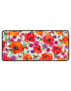 Tapis Cuisine Motif Fleurs