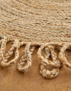 Tapis Rond Jute Naturelle Contour Bouclette -Maison Douceur Promos Magasin 291110 C01 zoomx vue3