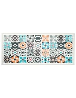 Tapis Vinyle Effet Carreaux Ciment Couleur -Maison Douceur Promos Magasin 291113 C01 zoomx vue4