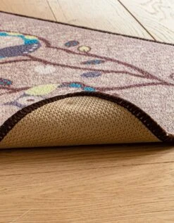Tapis Cuisine Beige Imprimé Chouettes -Maison Douceur Promos Magasin 291207 C01 zoomx vue4