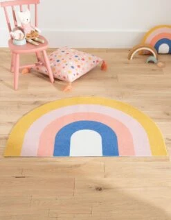 Tapis Forme Arc-en-ciel Antidérapant