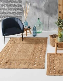 Tapis Jute Ajouré - Rectangulaire