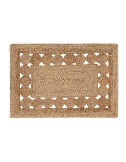 Tapis Jute Ajouré - Rectangulaire