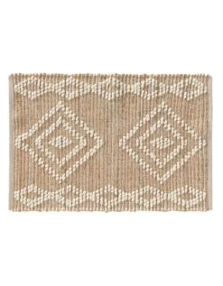 Tapis Jute-laine Imprimé - Rectangulaire