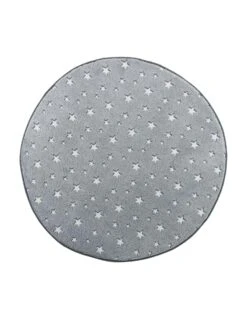 Tapis Flanelle Imprimé étoiles Phosphorescentes - Rond -Maison Douceur Promos Magasin 291259 C01 zoomx vue3