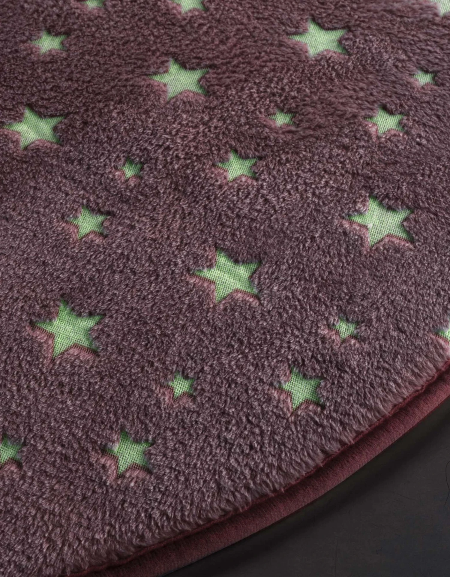 Tapis Flanelle Imprimé étoiles Phosphorescentes - Rond 6 Tapis Flanelle Imprimé étoiles Phosphorescentes - Rond – Image 6