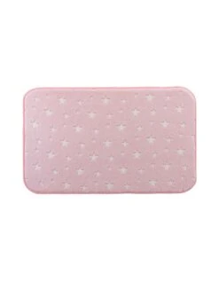 Tapis Flanelle Imprimé étoiles Phosphorescentes - Rectangulaire