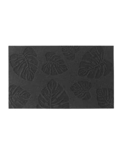 Tapis Anti-poussière Motif Feuillage Reliefé