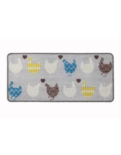 Tapis Cuisine Motif Poules Et Coeurs -Maison Douceur Promos Magasin 291460 C01 zoomx vue3