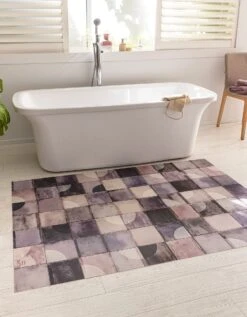 Tapis Vinyle Façon Carrelage -Maison Douceur Promos Magasin 291461 C01 zoomx vue6