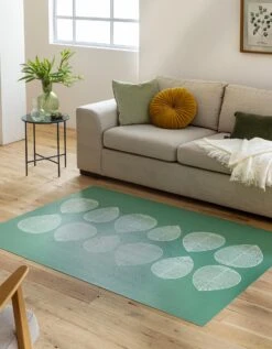 Tapis Vinyle Décor Feuilles -Maison Douceur Promos Magasin 291462 C01 zoomx vue4