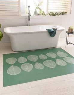 Tapis Vinyle Décor Feuilles -Maison Douceur Promos Magasin 291462 C01 zoomx vue5