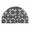 Tapis D'entrée Demi Lune, Motif Géométrique