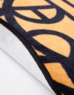 Tapis Rond Imprimé Tête De Lion Fond Jaune, Collection Enfant LEM -Maison Douceur Promos Magasin 291701 C01 zoomx vue3