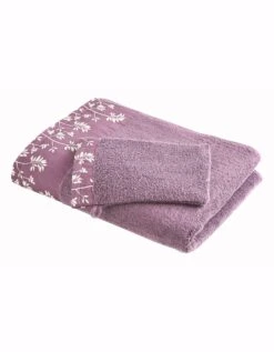 Éponge Coton Bouclette 420 G/m2 Liteau Motif Floral 7 Éponge Coton Bouclette 420 G/m2 Liteau Motif Floral -Maison Douceur Promos Magasin 300032 C01 zoomx vue3