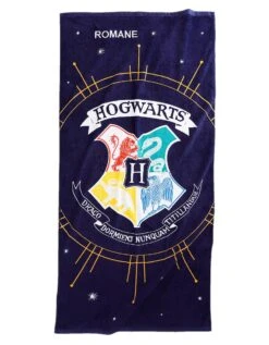 Drap De Plage Harry Potter® Personnalisé éponge Velours Coton - 360g/m2