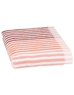 Serviette éponge Coton Rayure Camaïeu - 500g/m²