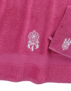 Éponge Coton Broderie Attrape Rêves - 420g/m² -Maison Douceur Promos Magasin 300277 C04 zoomx vue3