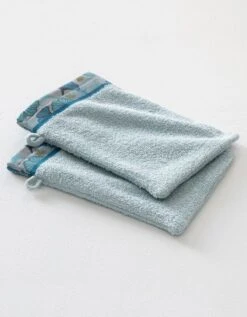 Éponge Bouclette 420 G/m² Liteau Feuilles Ginkgo -Maison Douceur Promos Magasin 300308 C01 zoomx vue4