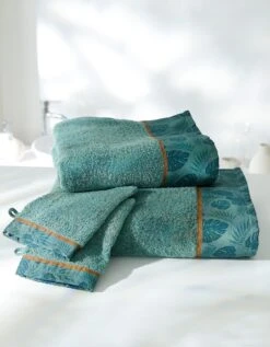 Éponge Coton Liteau Motif Jungle - 420 G/m²