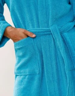 Peignoir Mixte Adulte Col Kimono éponge Bouclette 7 Peignoir Mixte Adulte Col Kimono éponge Bouclette -Maison Douceur Promos Magasin 301009 C00 zoomx vue4