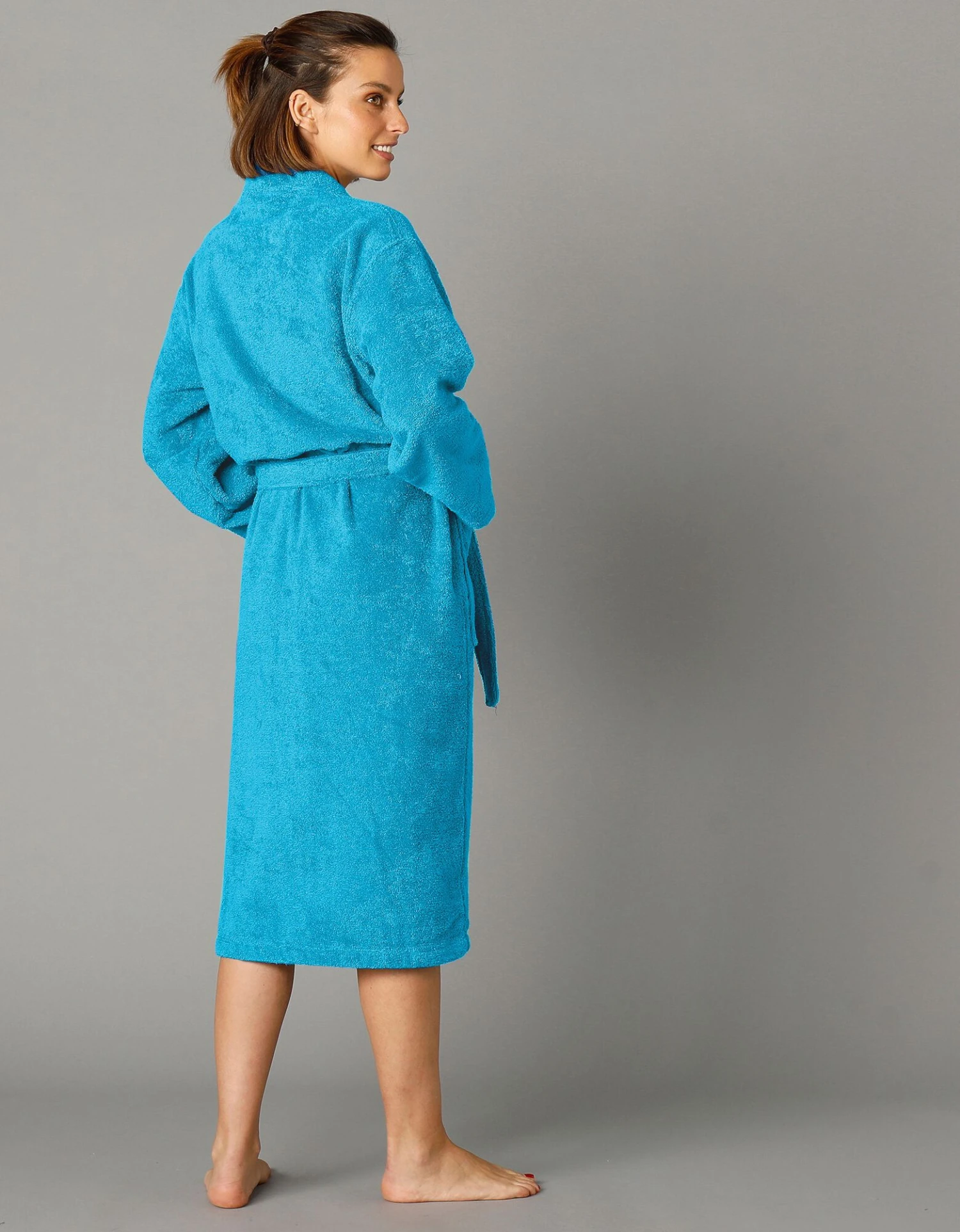 Peignoir Mixte Adulte Col Kimono éponge Bouclette 5 Peignoir Mixte Adulte Col Kimono éponge Bouclette – Image 5