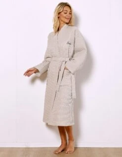 Peignoir De Bain Nid D'abeille 230 G/m2 Personnalisable