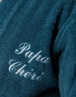 Peignoir Mixte Adulte Uni Coton éponge Bouclette Col Kimono Personnalisé -Maison Douceur Promos Magasin 301709 C05 zoom detailRFP