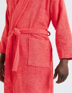 Peignoir Mixte Adulte Col Châle éponge Bouclette -Maison Douceur Promos Magasin 301726 C13 zoomx vue6