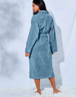 Peignoir Mixte Adulte éponge Velours Col Châle -Maison Douceur Promos Magasin 301730 C04 zoomx vue6