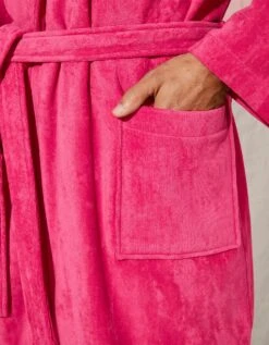 Peignoir Mixte Adulte éponge Velours Col Châle -Maison Douceur Promos Magasin 301730 C06 zoomx vue7