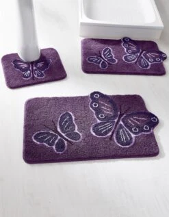 Tapis De Bain Fantaisie Papillons