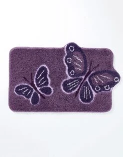 Tapis De Bain Fantaisie Papillons -Maison Douceur Promos Magasin 302003 C05 zoomx vue3